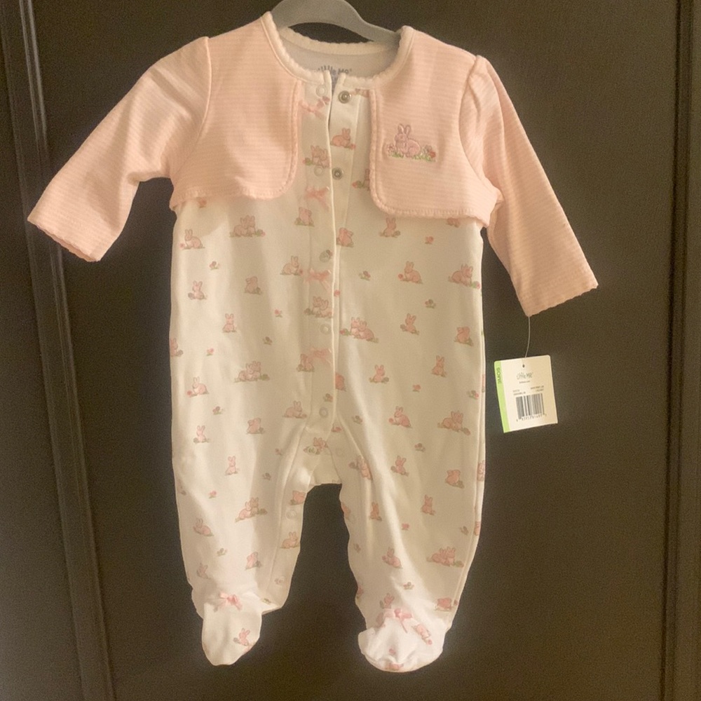 Little Me Footed Bunny Suit